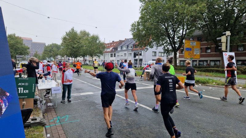 BSC-Versorgungsstand beim Marathon am 13.9.